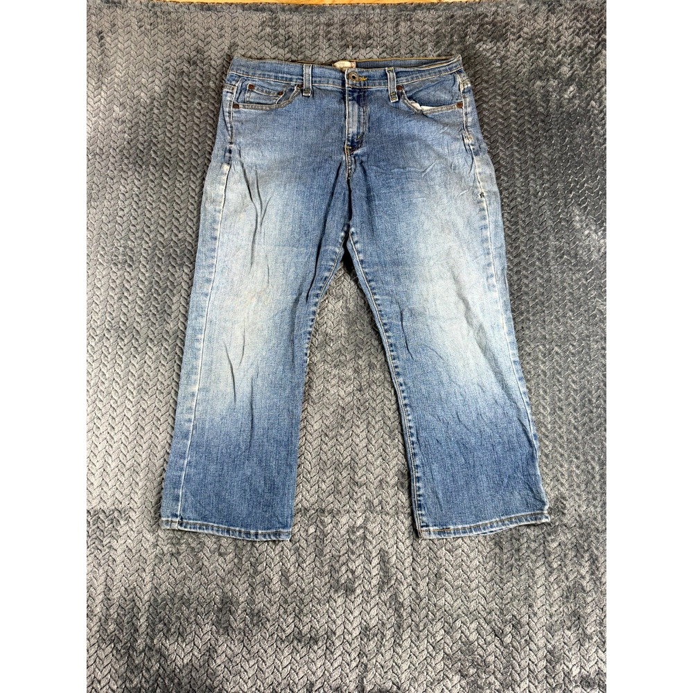 Vintage Levi's Loose Fit Jeans Womens 10 Blue Denim Cotton Stretch Straight Leg